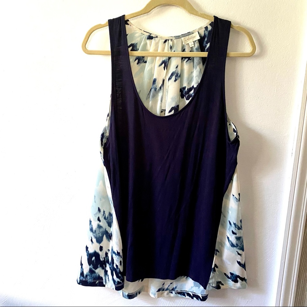 Anthropologie Deletta Tank Top Size XL